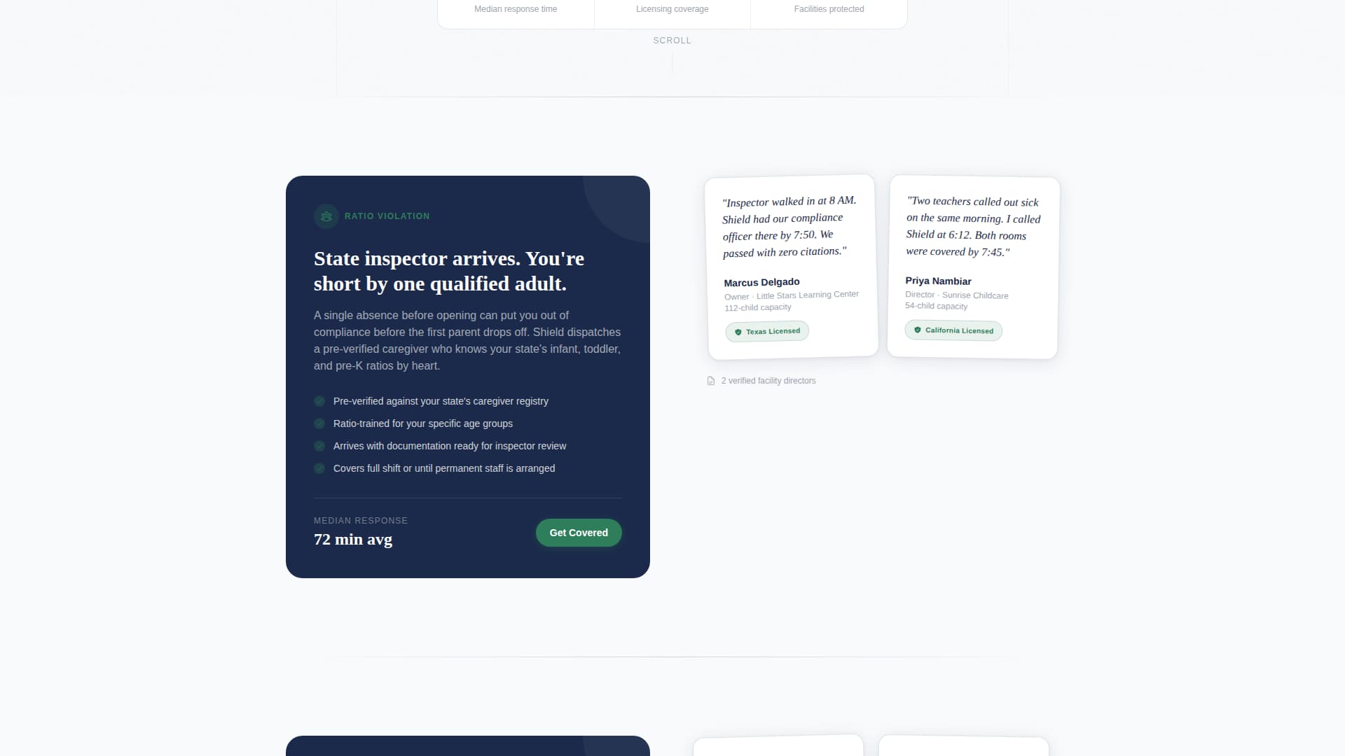 Shield - Rapidresponse Daycare Landing Page Template