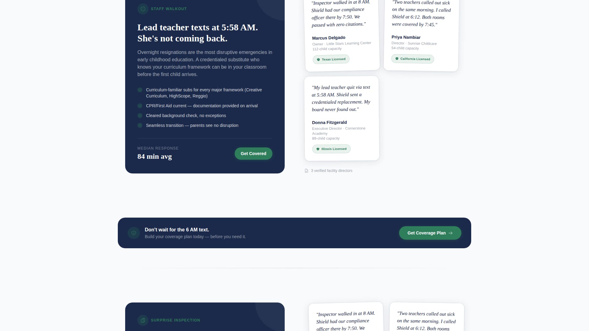 Shield - Rapidresponse Daycare Landing Page Template