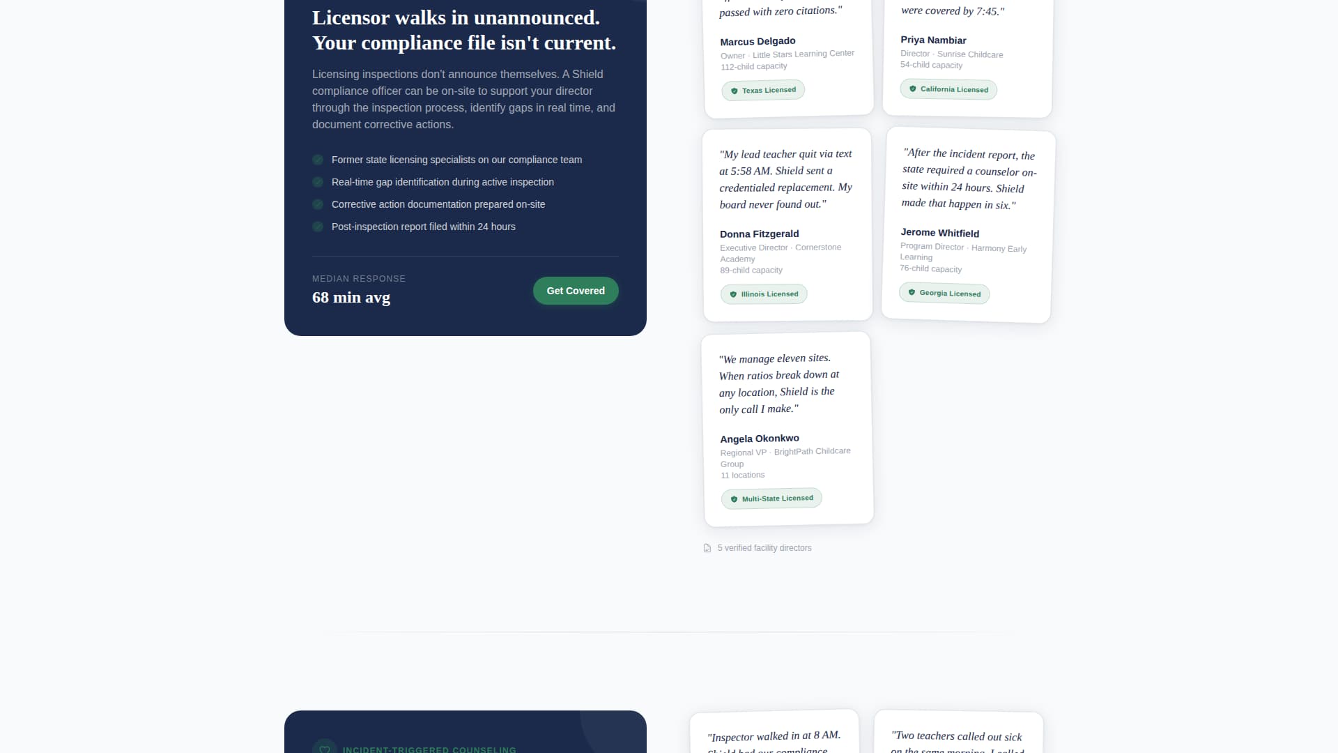 Shield - Rapidresponse Daycare Landing Page Template
