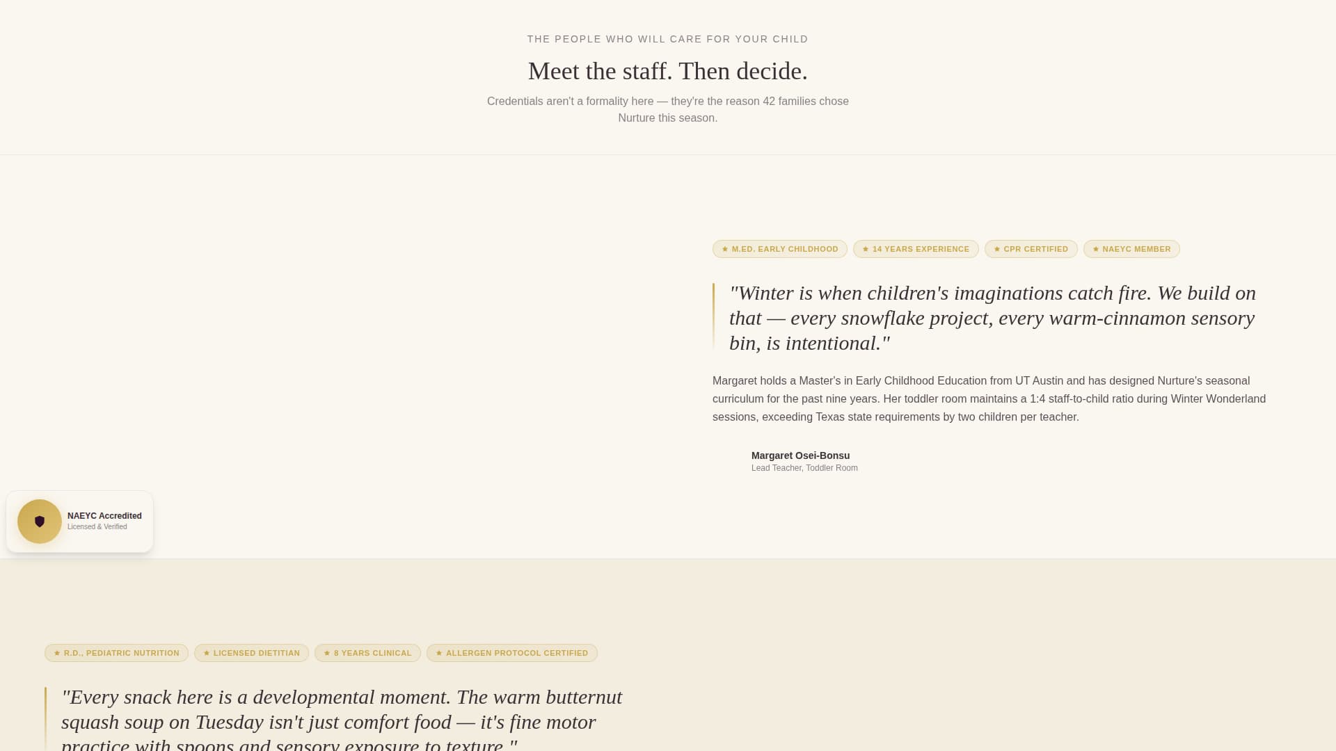 Grow — Expert Early Childhood Care Landing Page Template