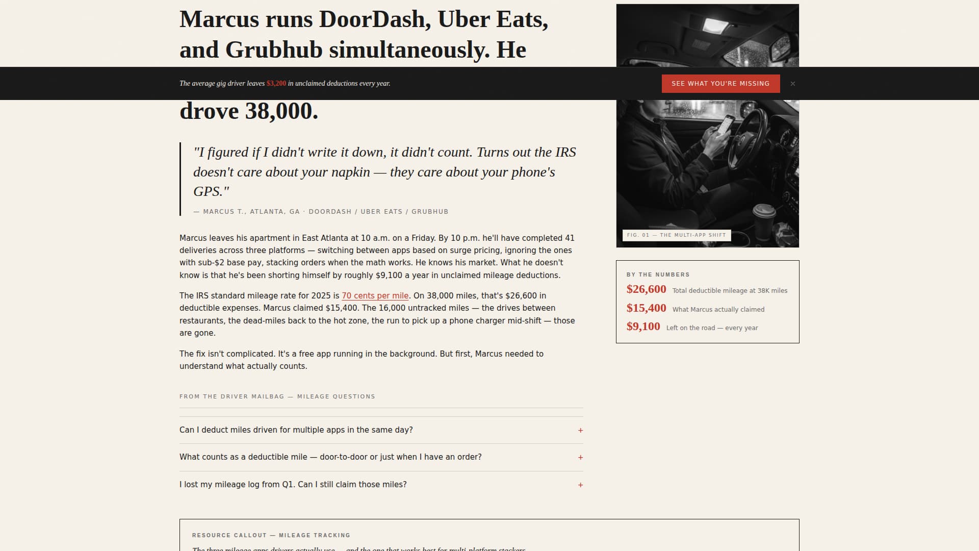 Route - Essential Driver Landing Page Template