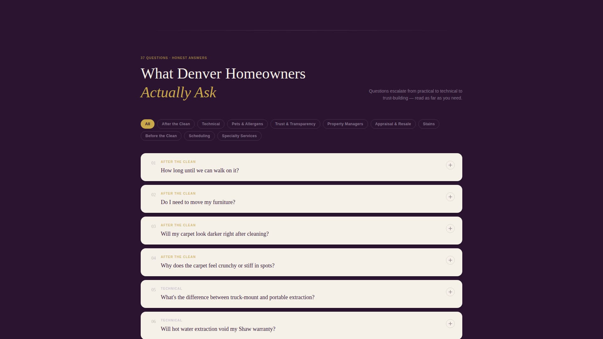 Steam - Authoritative Carpet Landing Page Template