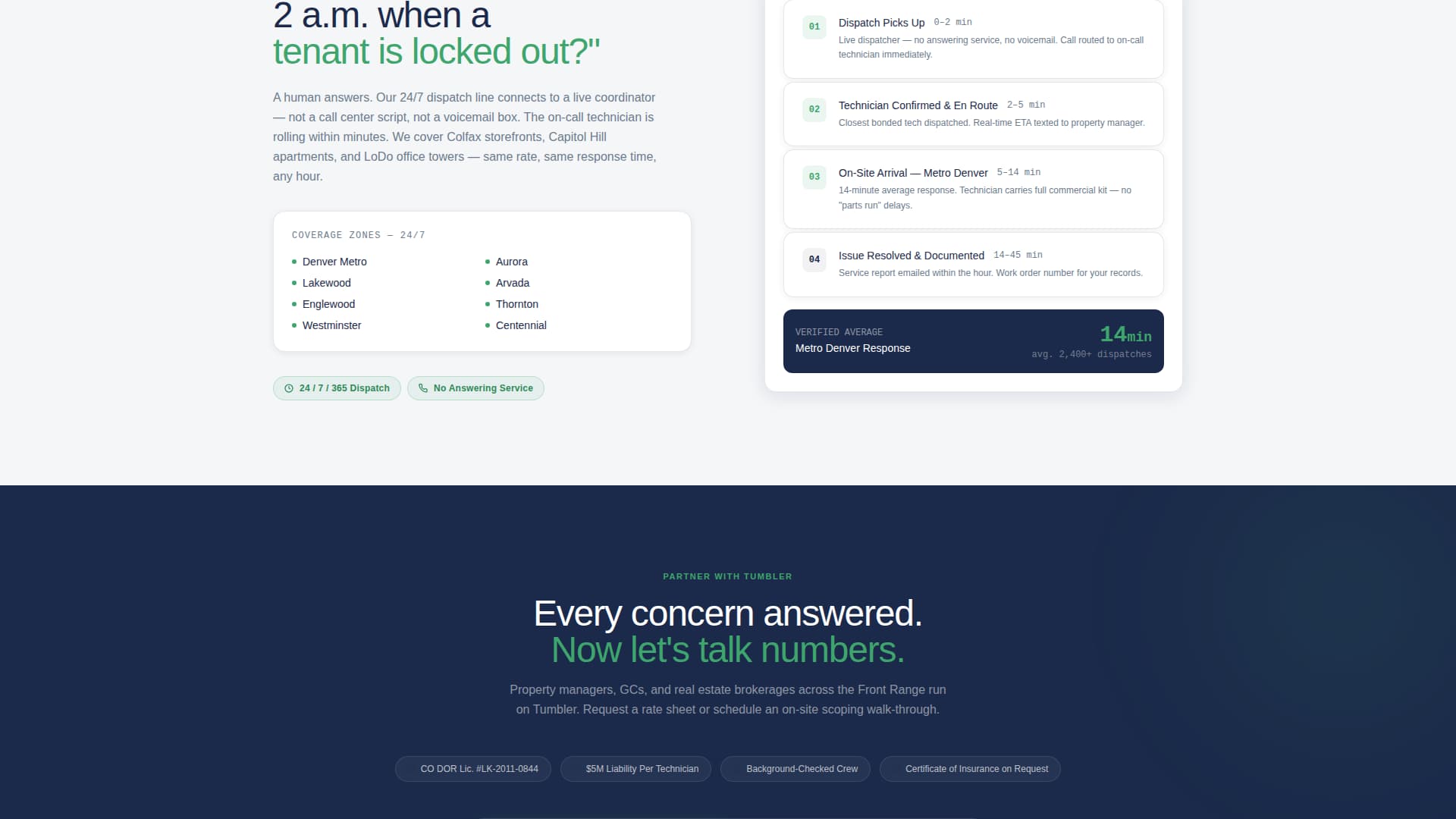 Vault — Certified Security Locksmith Landing Page Template