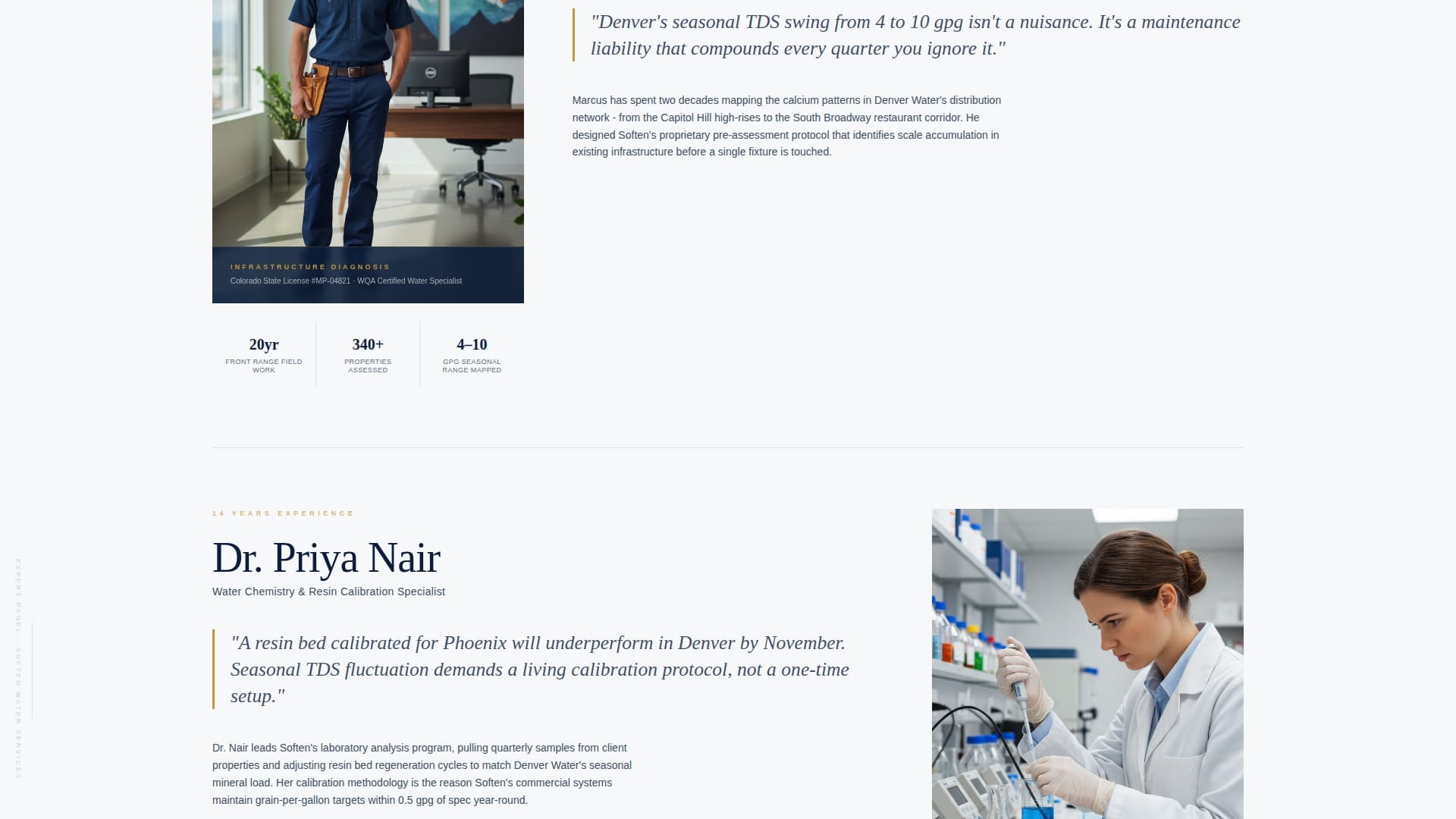 Soften - Authoritative Watertreatment Landing Page Template