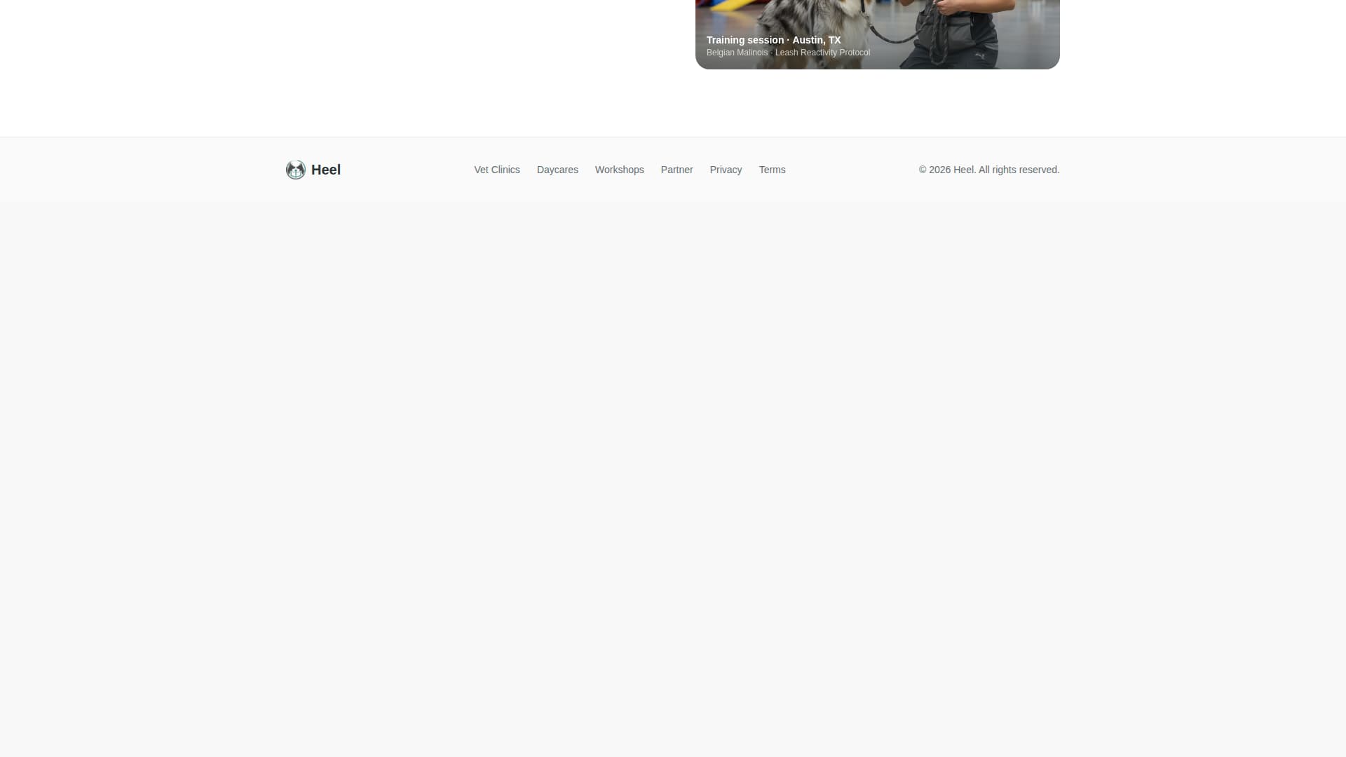 Obedience — Certified Dog Training Landing Page Template