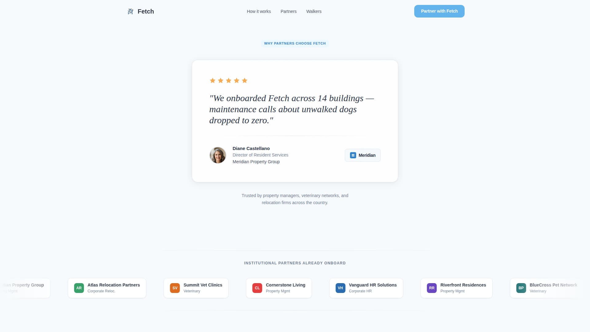 Fetch - Trusted Petsitter Landing Page Template