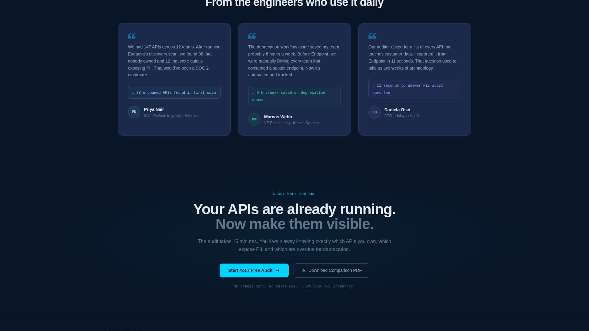 Nexus — Robust API Integration Landing Page Template