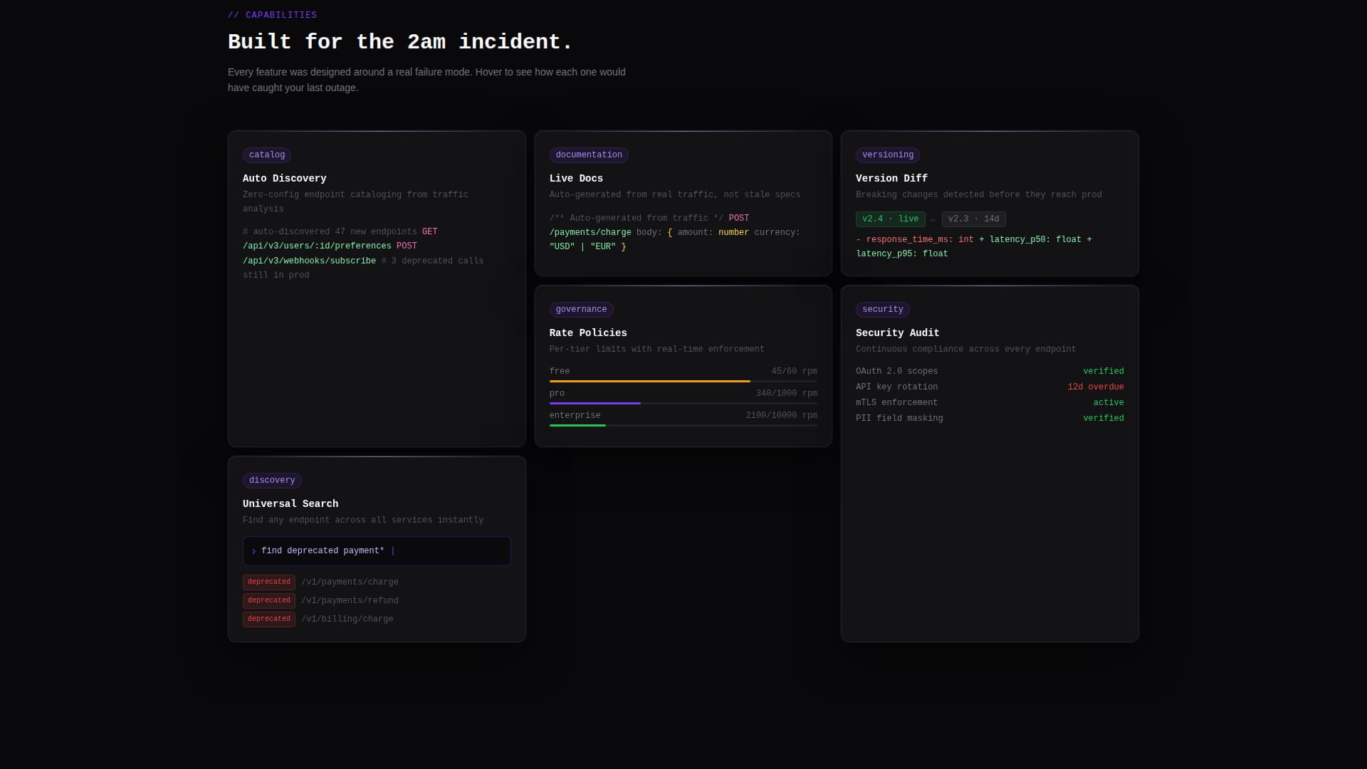 Nexus — Advanced API Connectivity Landing Page Template