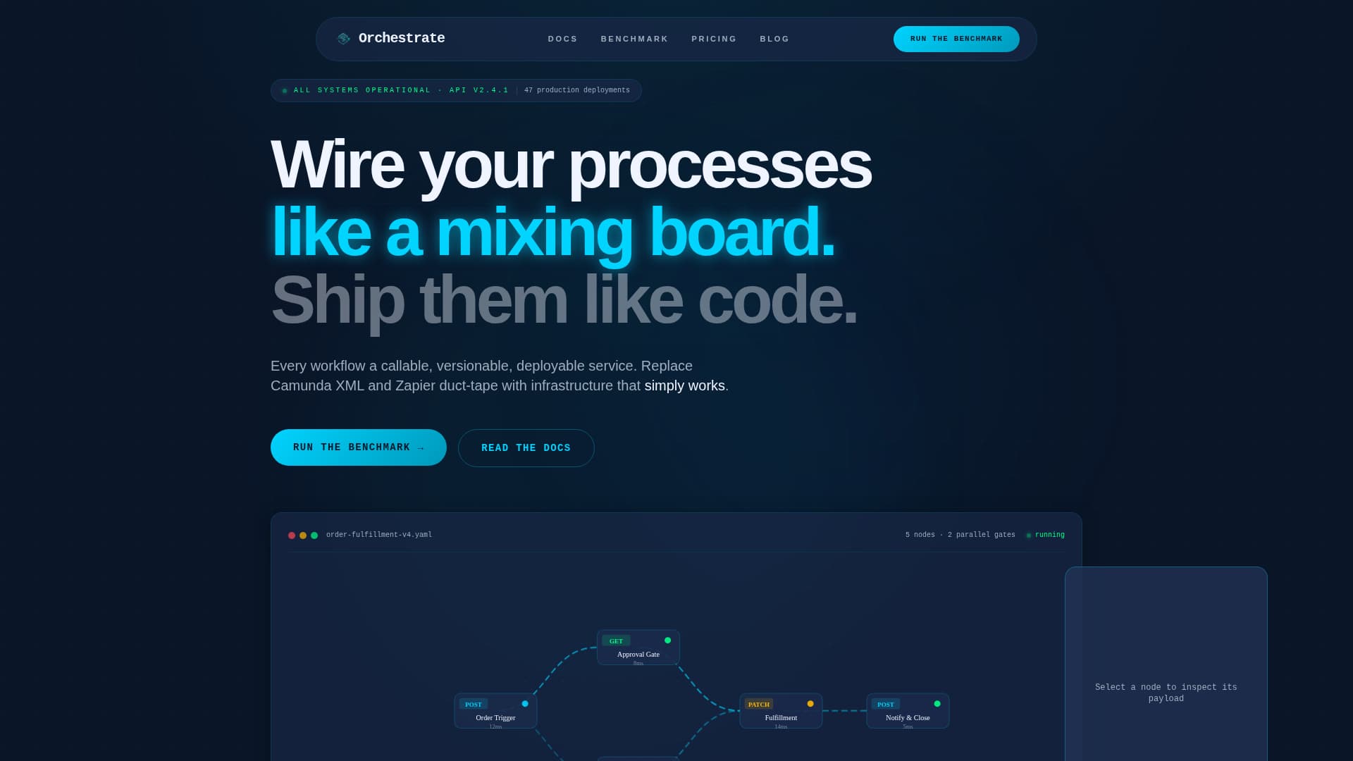 Orchestrate - Powerful Bpm Landing Page Template