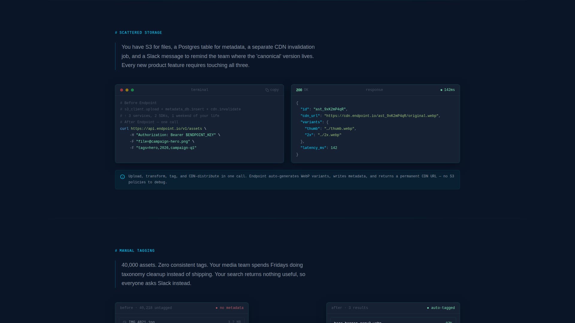Endpoint - Powerful Dam Landing Page Template
