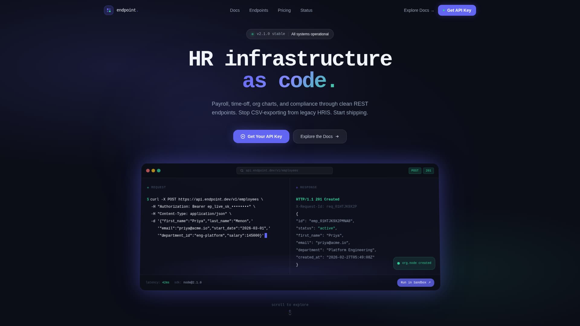 API-First Enterprise Software Advanced Professional Website Template