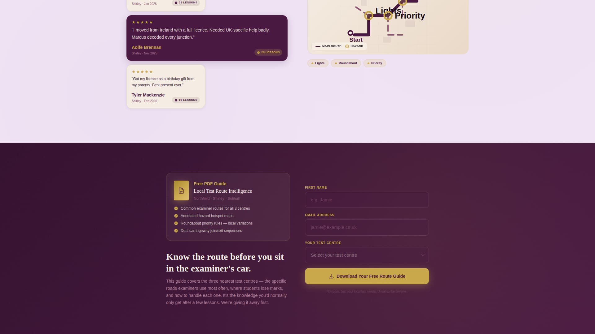 Permit - Trusted Drivinginstructor Landing Page Template