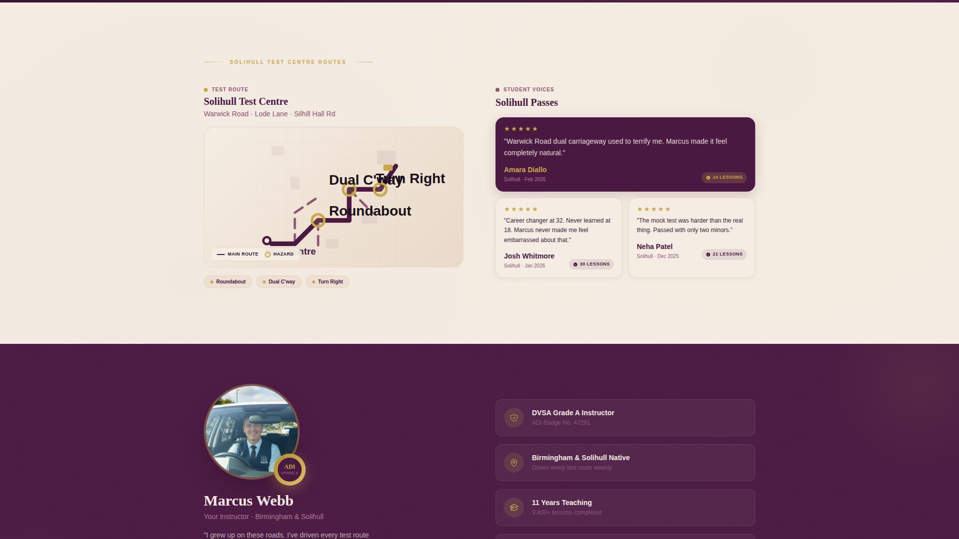 Permit - Trusted Drivinginstructor Landing Page Template