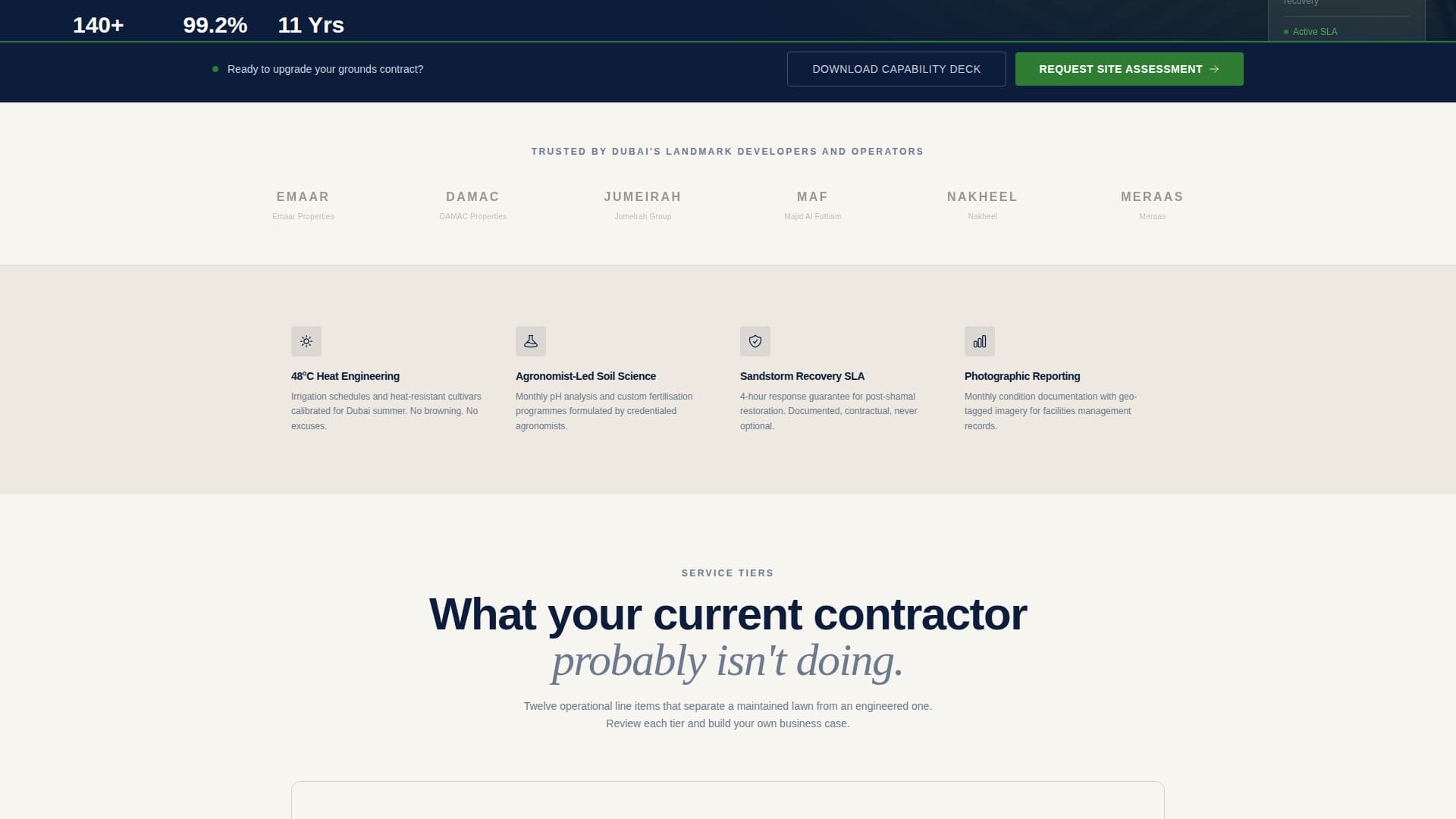 Turf - Precision Landscaping Landing Page Template