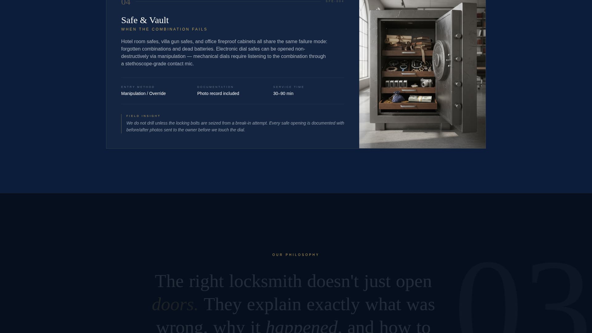 Deadbolt - Authoritative Locksmith Landing Page Template