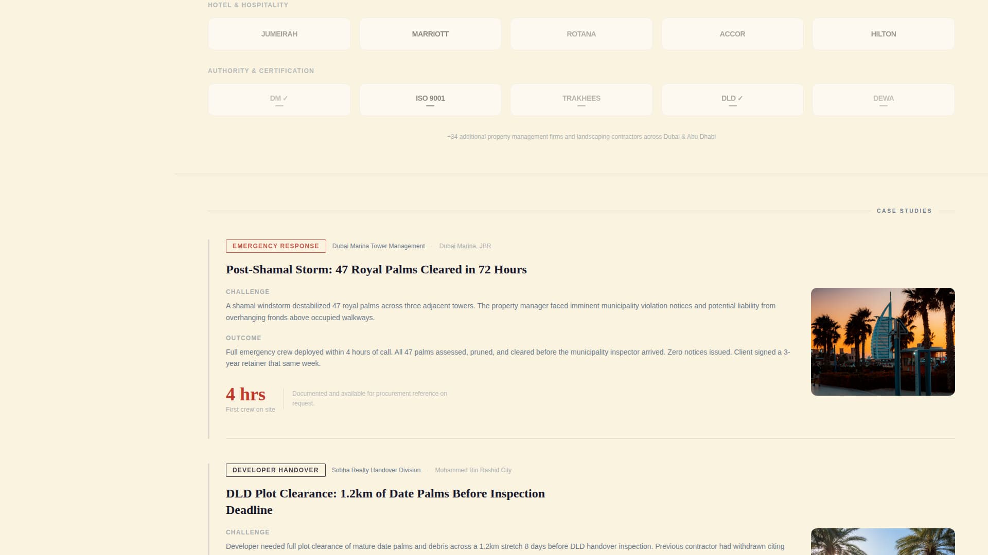 Canopy — Certified Tree Removal Landing Page Template