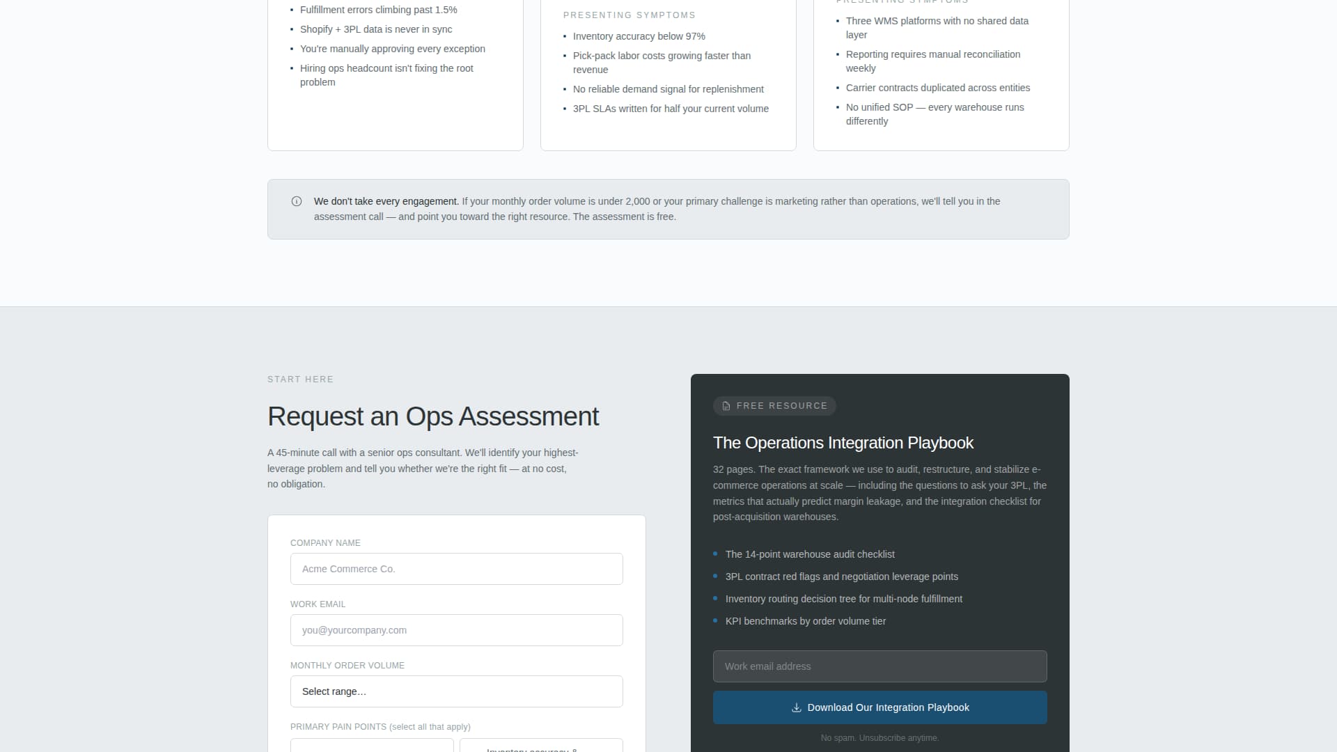 E-Commerce Consulting Professional Website Template