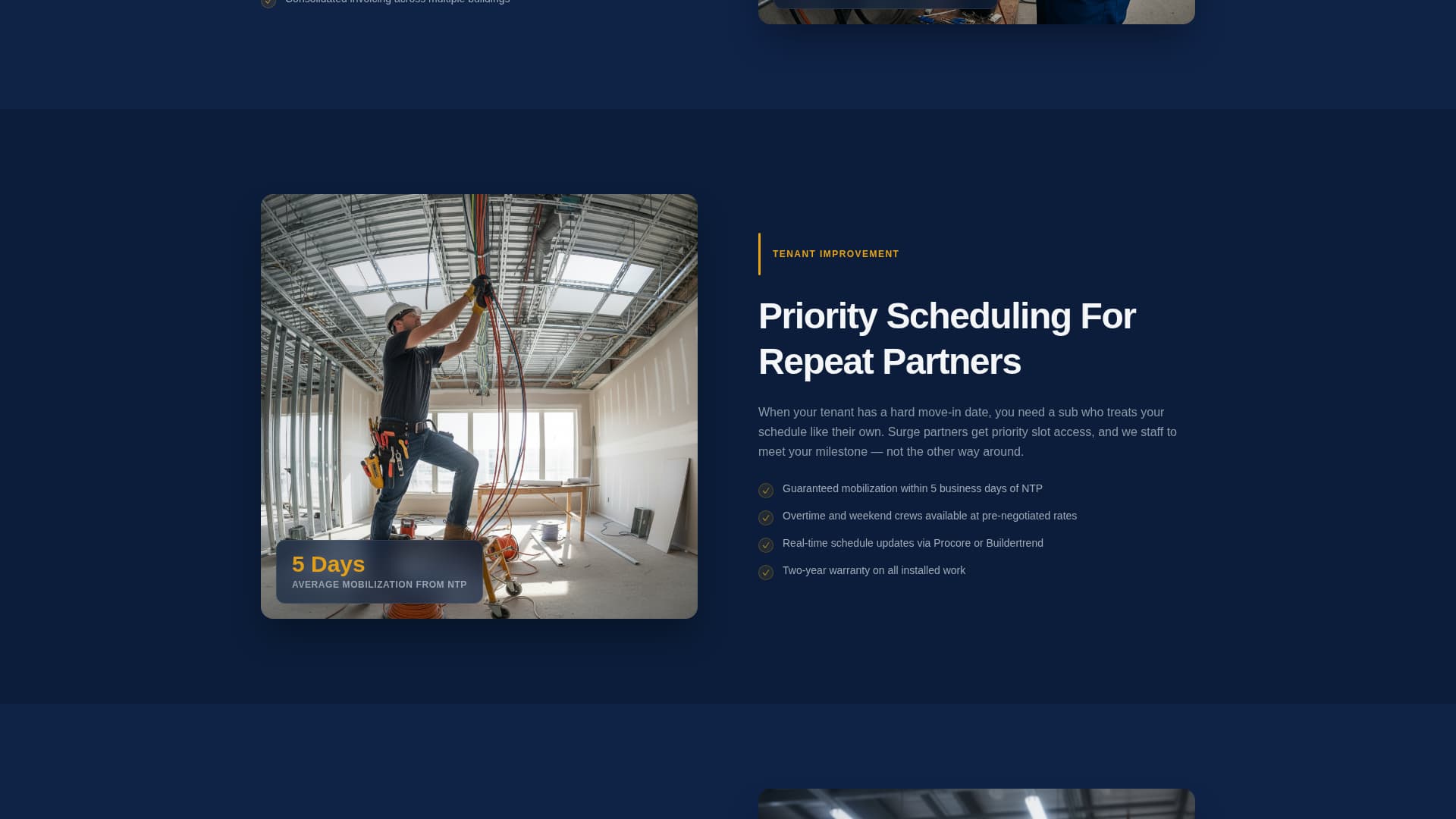 Surge - Trusted Electrician Landing Page Template