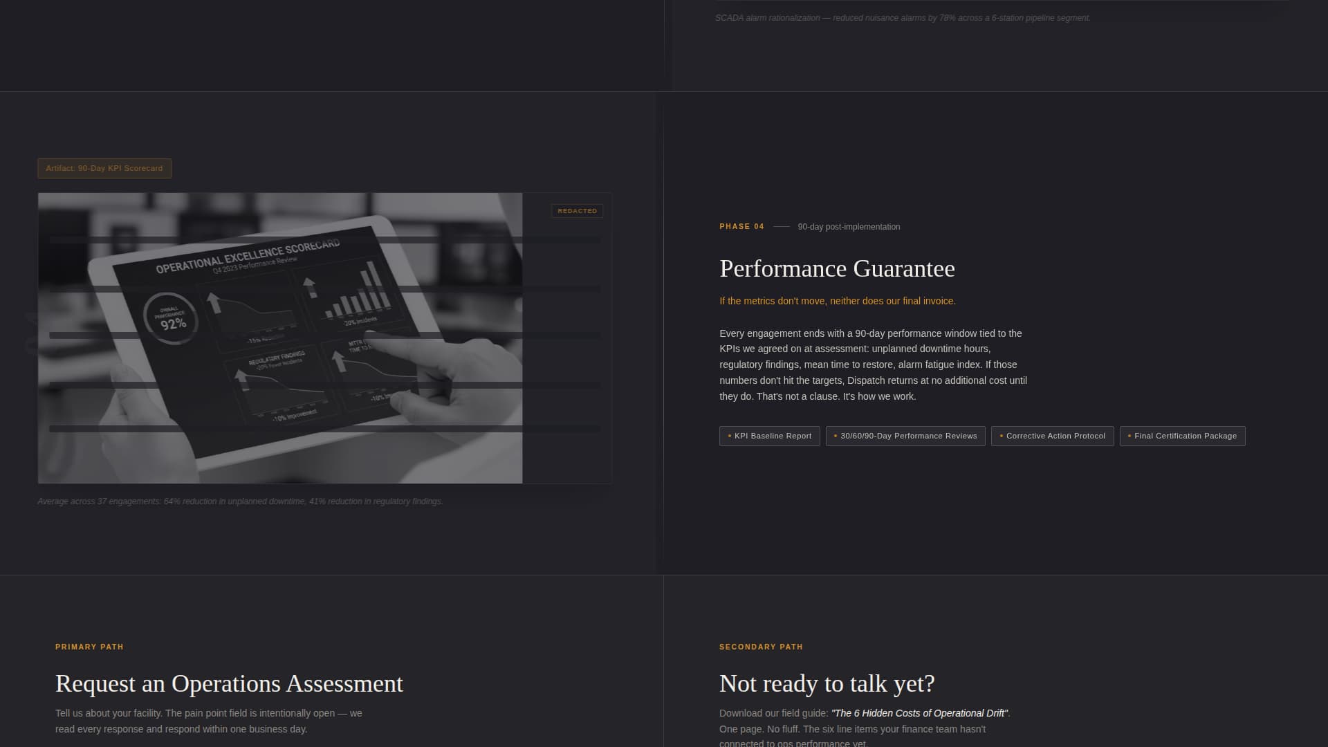 Dispatch - Precision Energyoperations Landing Page Template