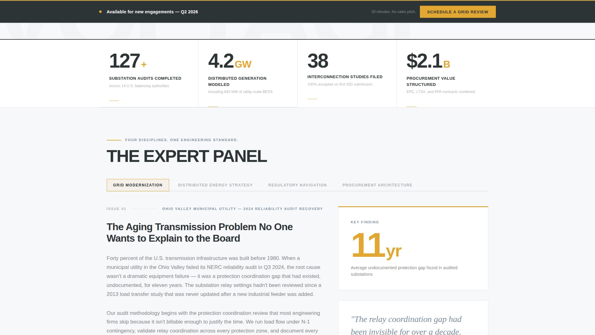 Voltage - Authoritative Energyconsulting Landing Page Template