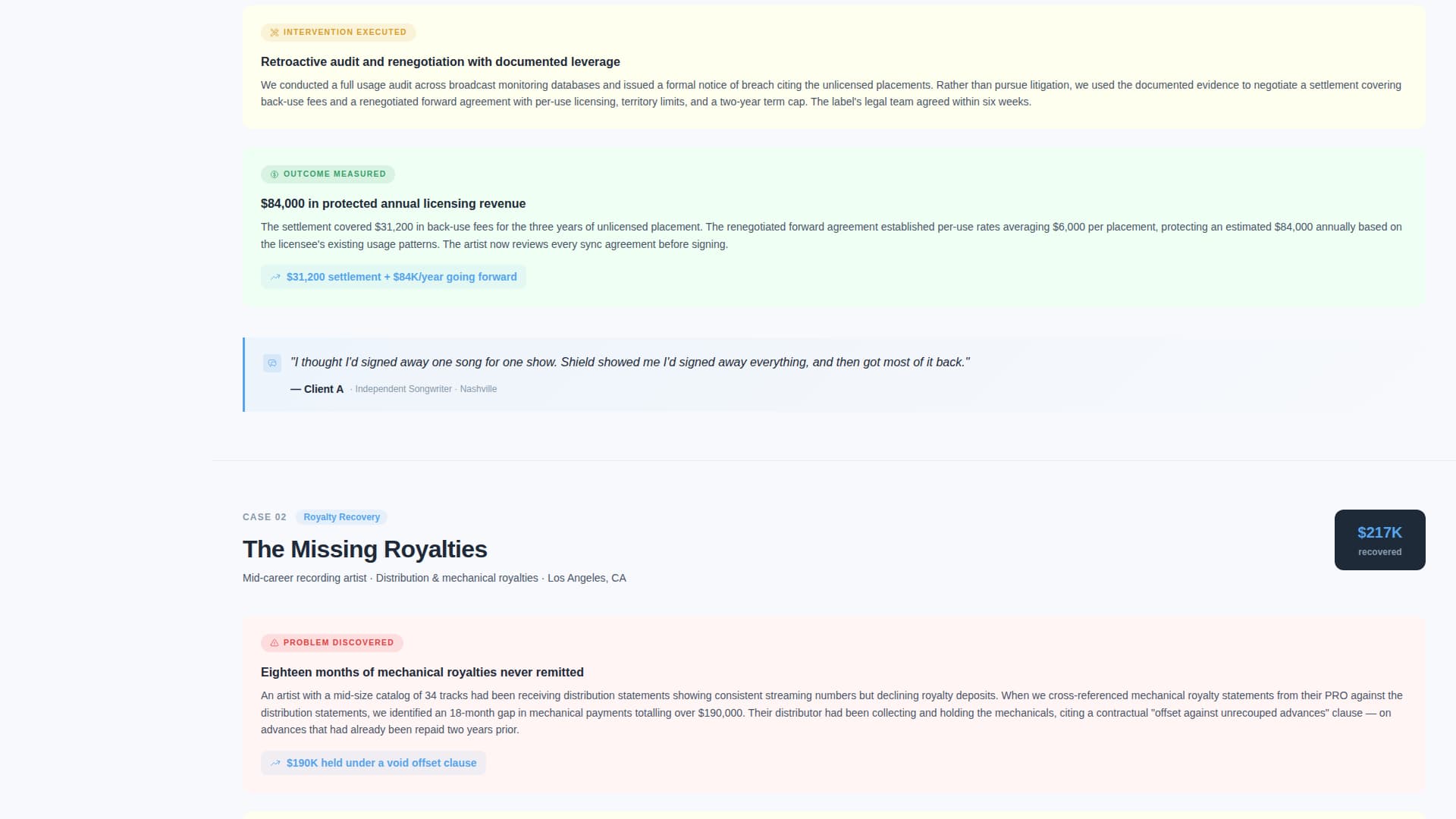 Shield - Authoritative Entertainmentconsulting Landing Page Template