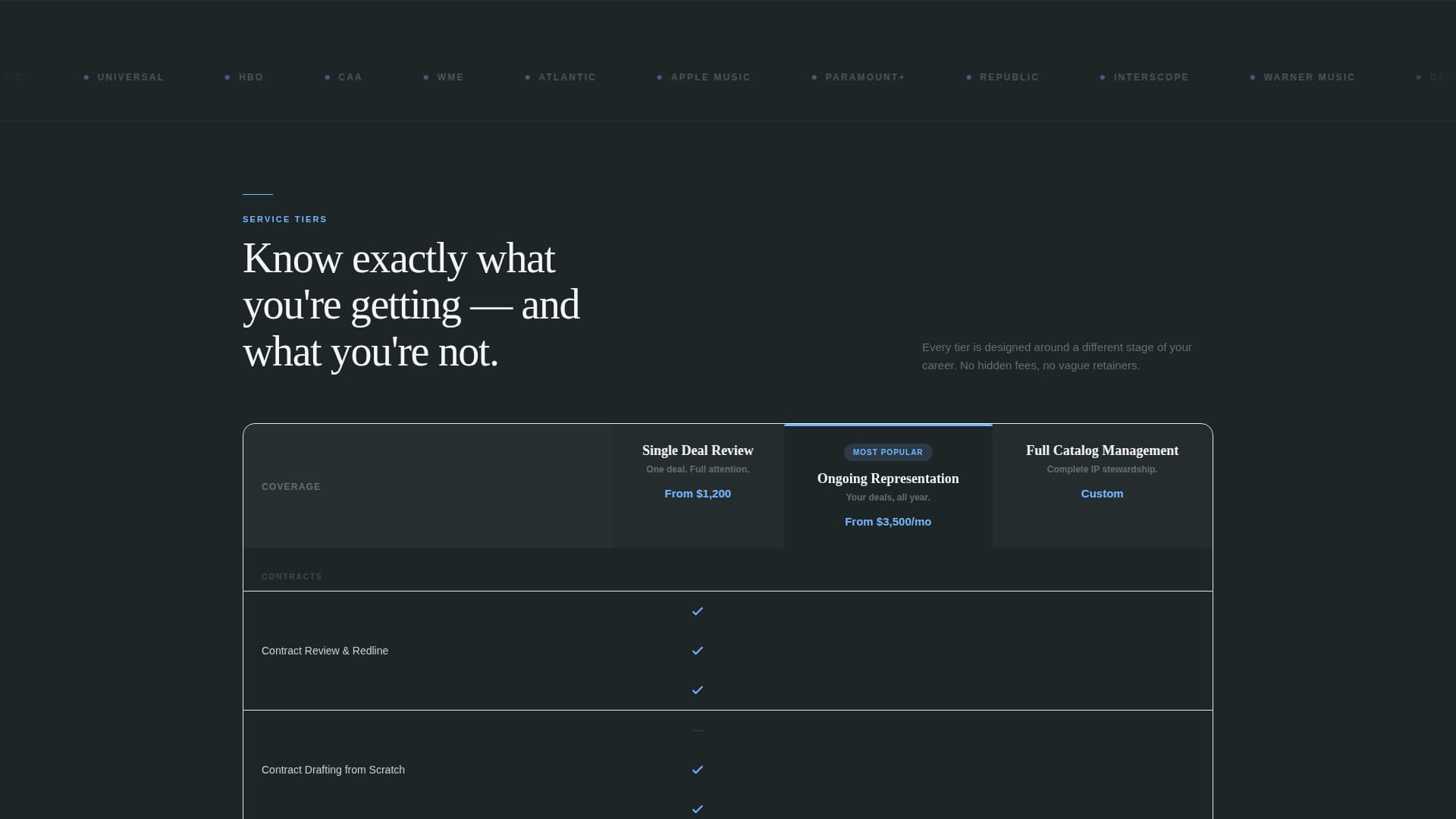 Clause - Authoritative Entertainmentlaw Landing Page Template