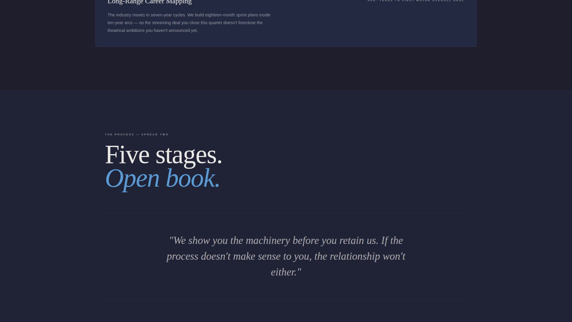 Greenlight - Elite Entertainment Landing Page Template
