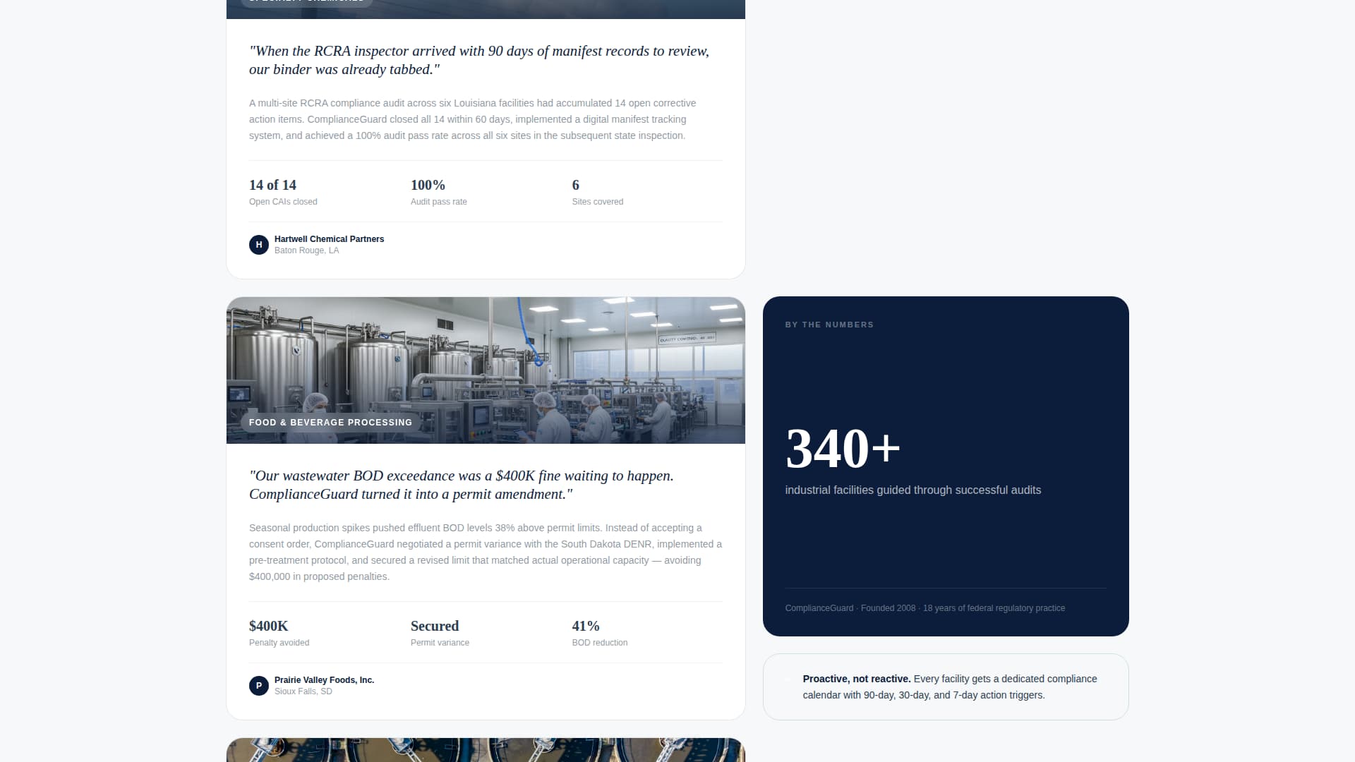 Comply - Authoritative Environmental Landing Page Template