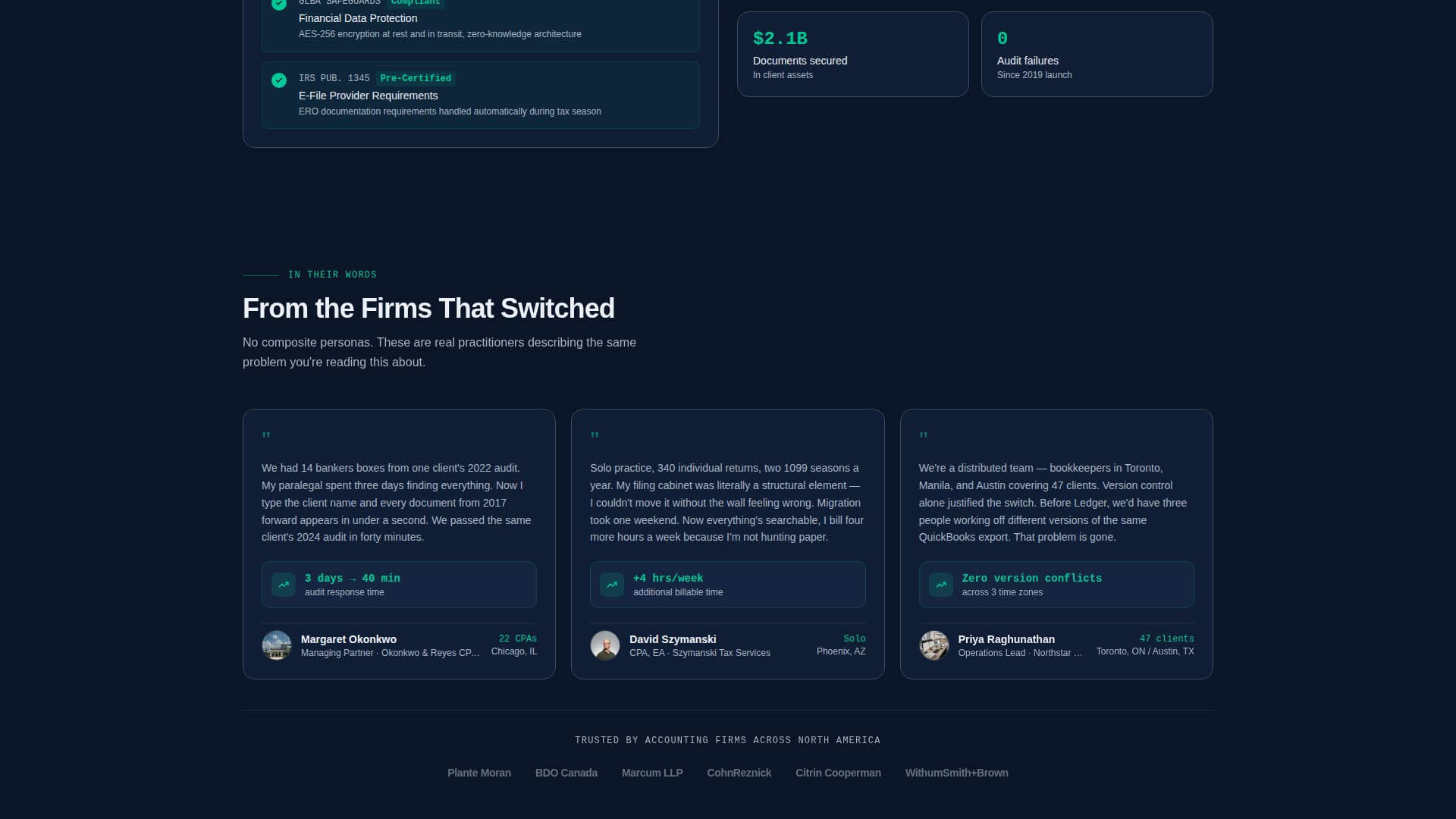Accounting Firm Software Booking Website Template