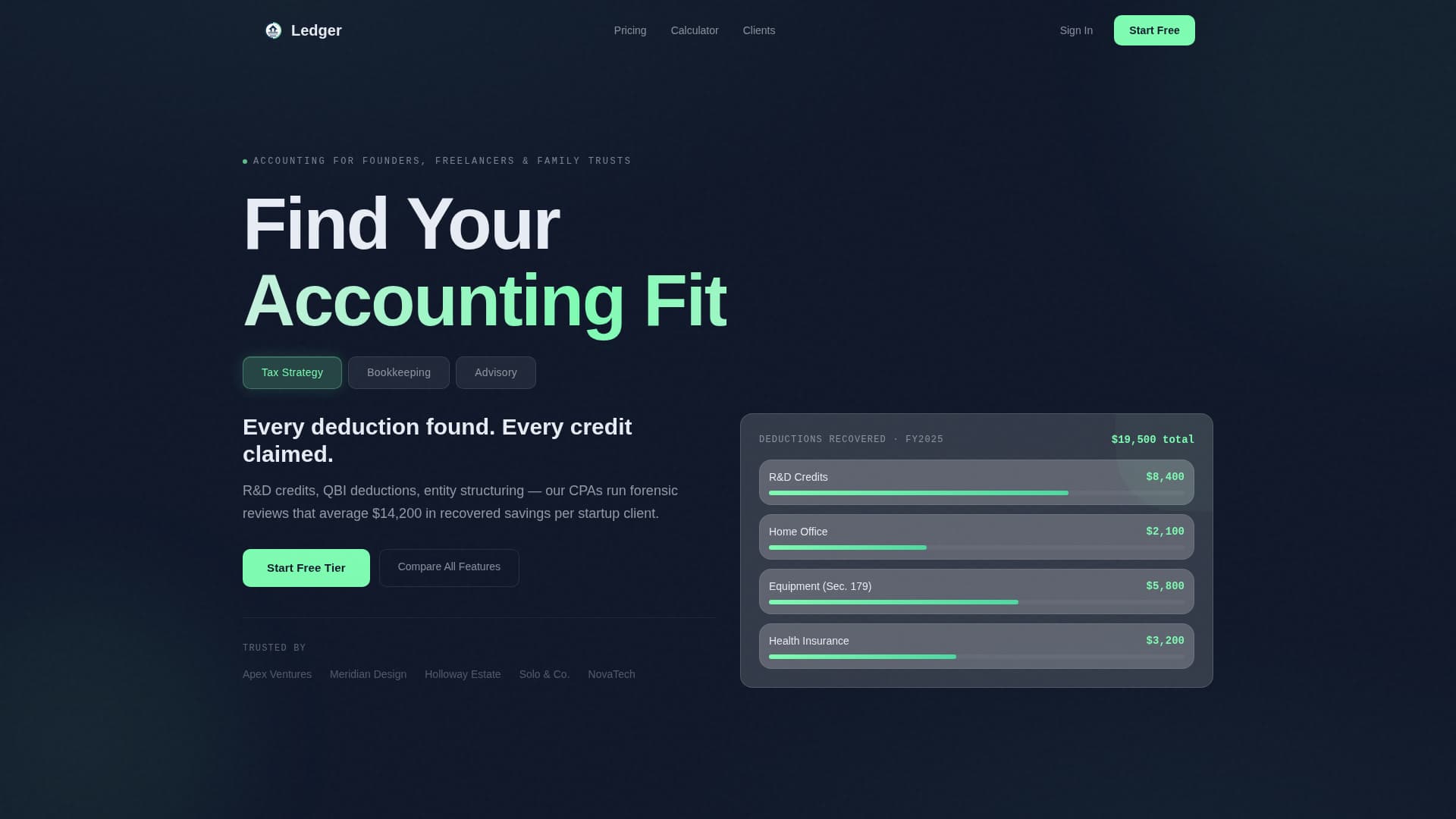 Accounting Firm Professional Website Template
