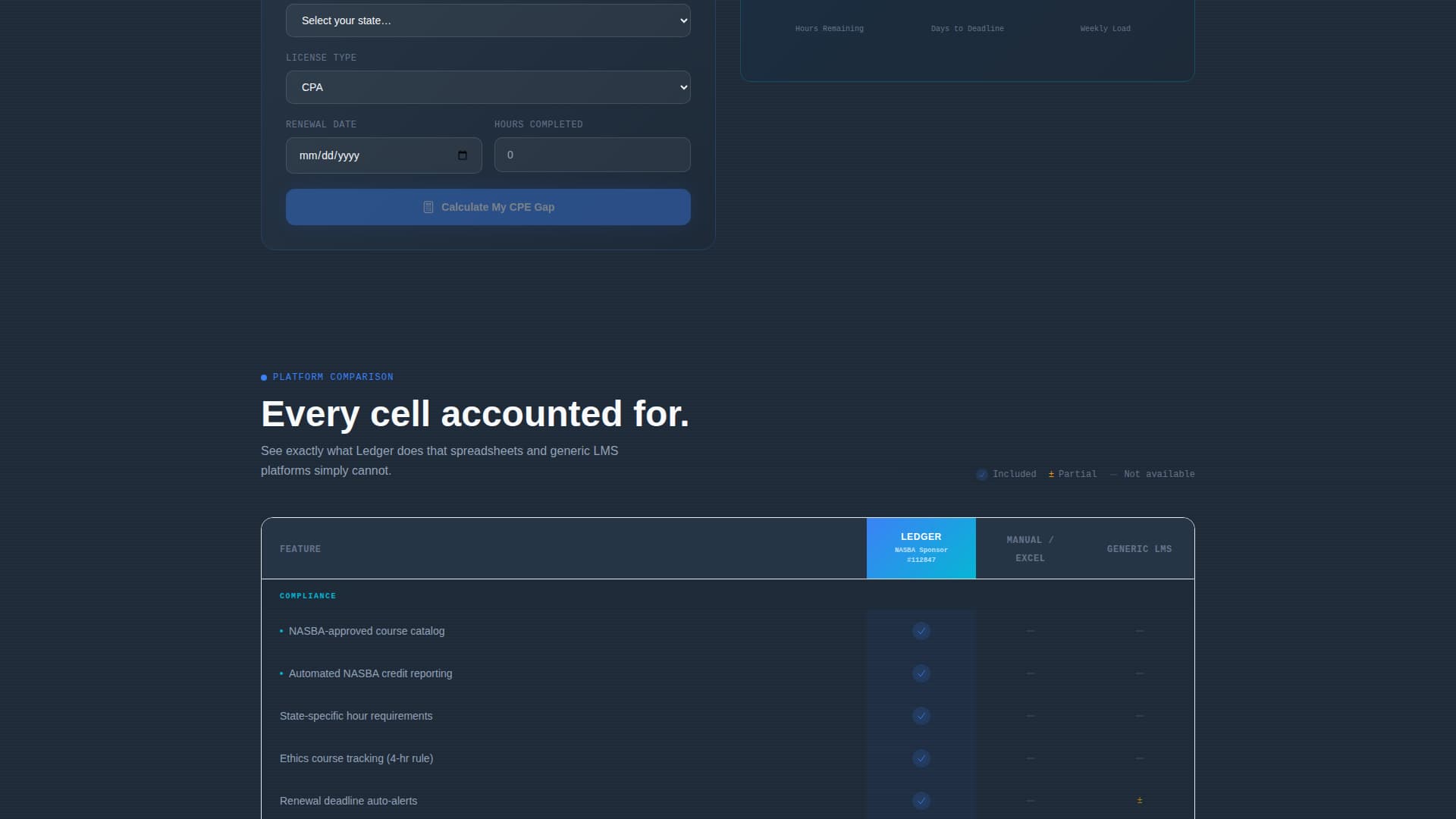 Accounting Firm Software Advanced Cost Calculator Website Template
