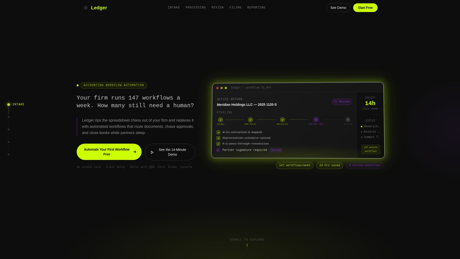 Local Accounting Firm Software Professional Website Template
