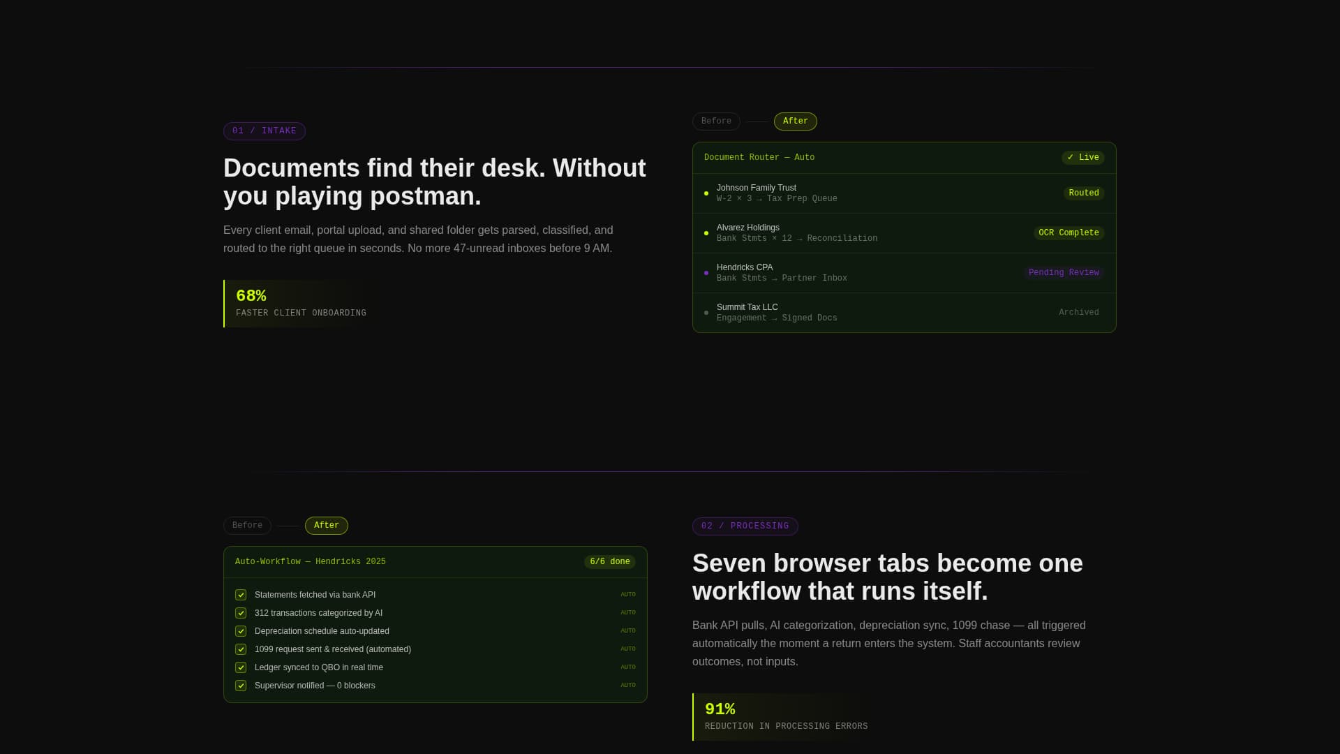 Local Accounting Firm Software Professional Website Template