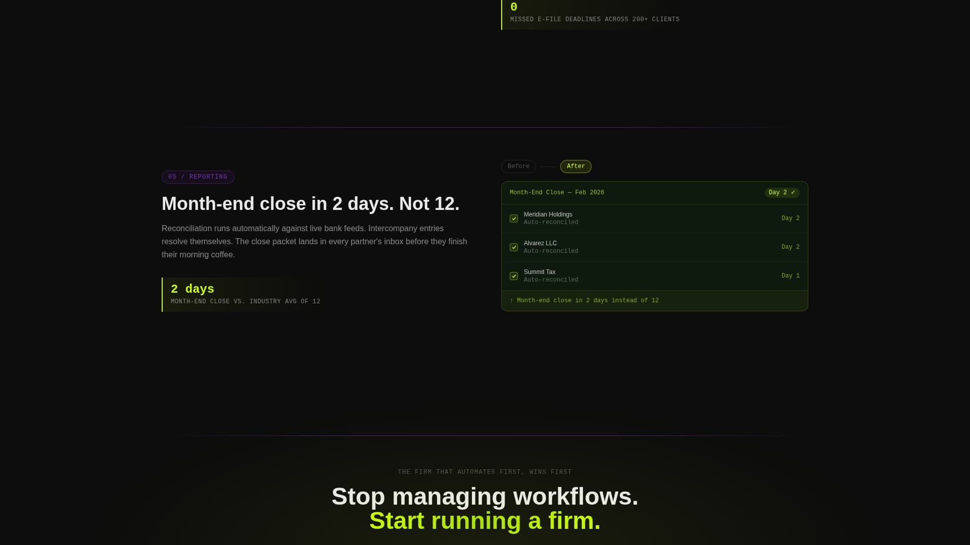 Local Accounting Firm Software Professional Website Template