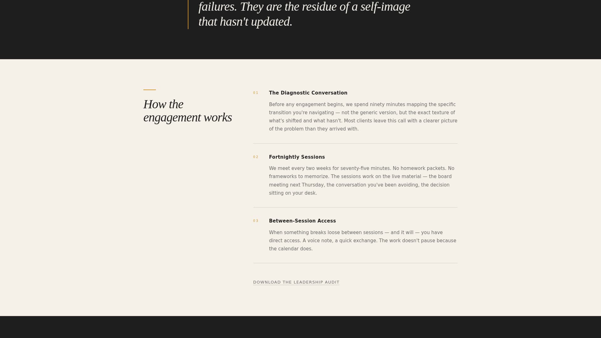 Executive Coach Reviews Website Template