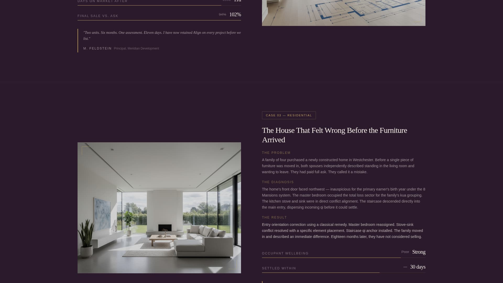 Harmonize — Expert Feng Shui Consultation Landing Page Template