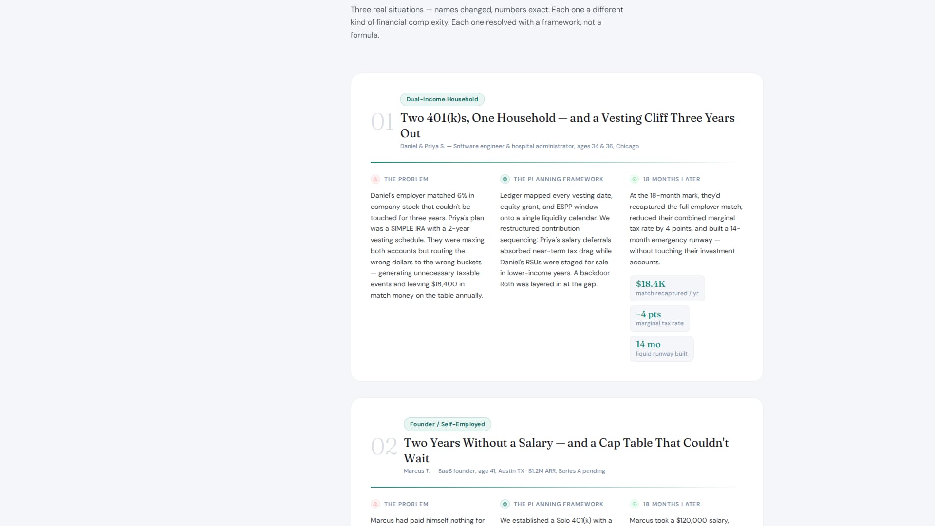 Compass — Trusted Financial Advisory Landing Page Template