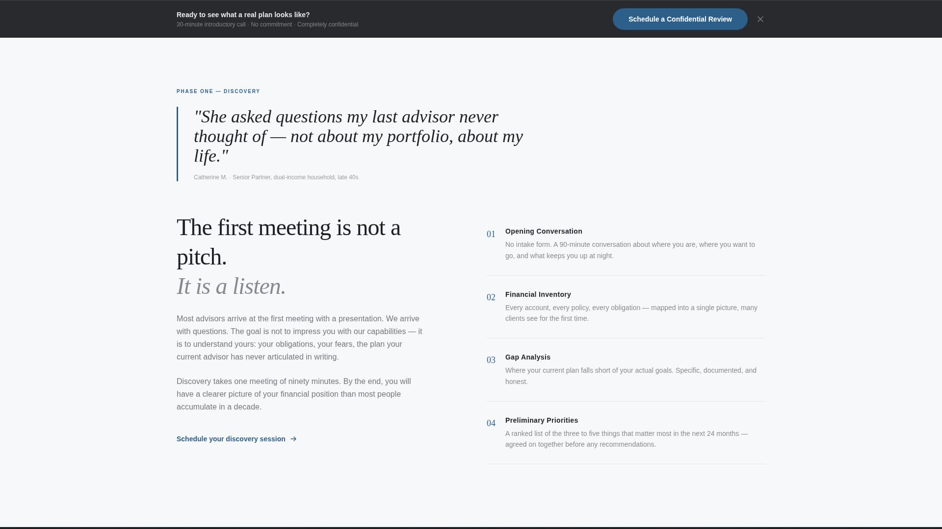 Financial Planner Reviews Website Template