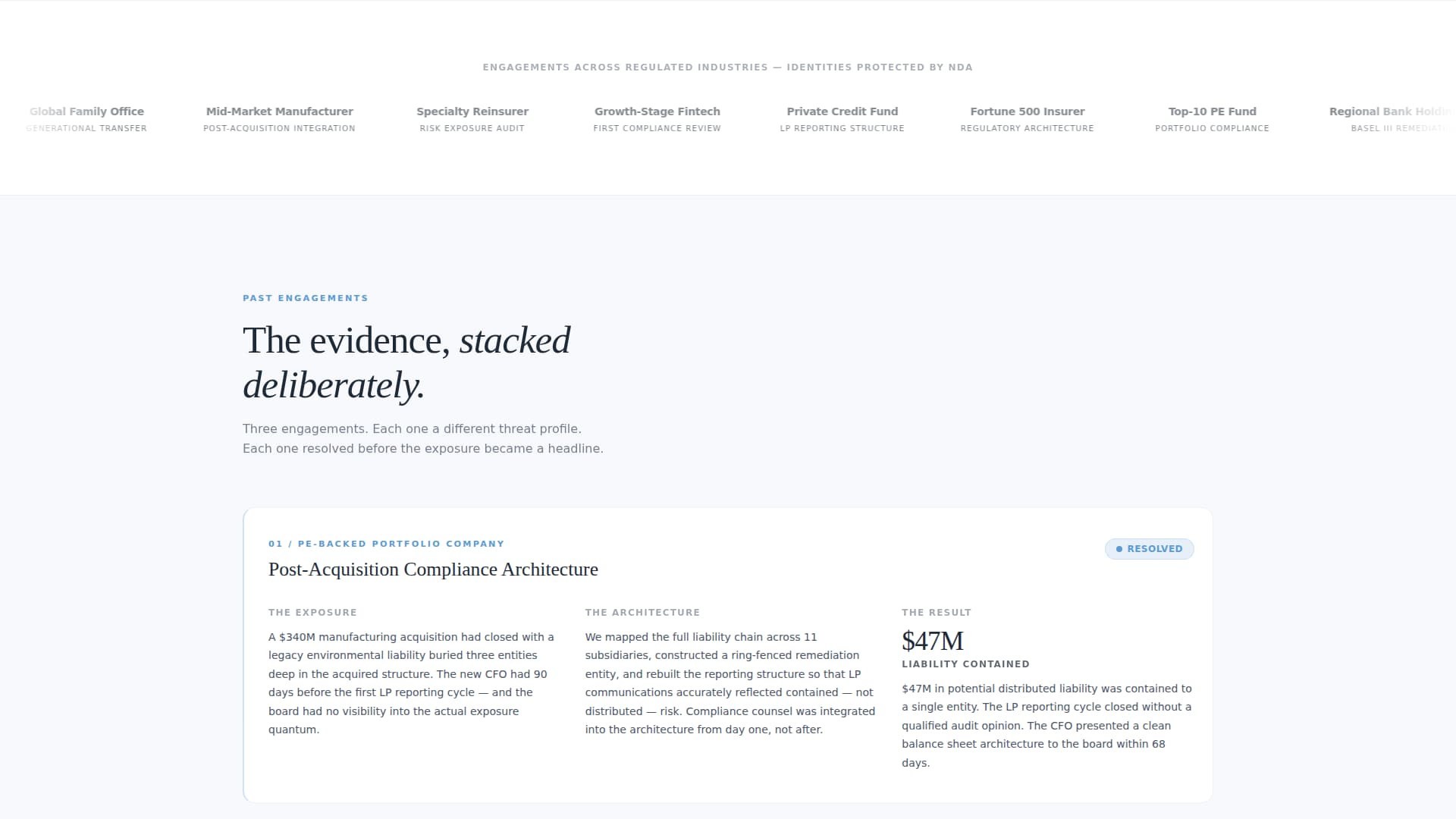 Financial Services Consulting Booking Website Template