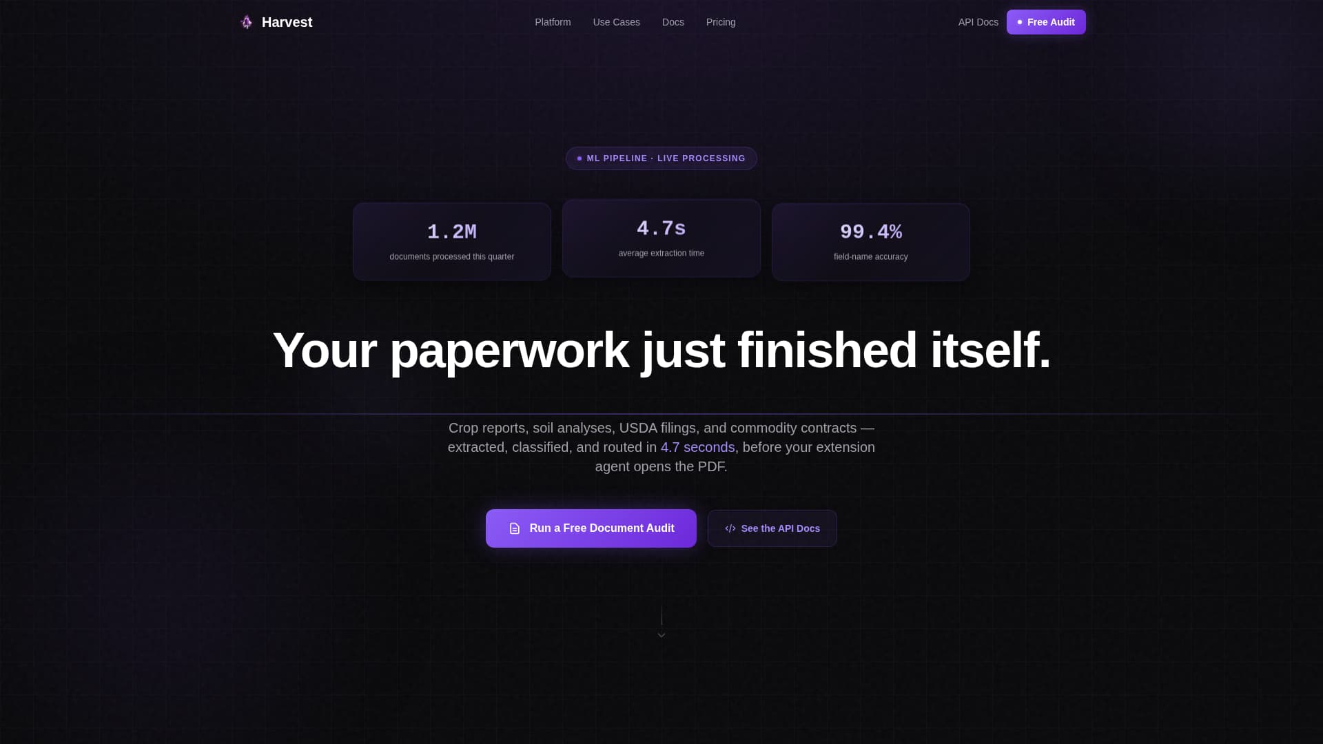 Harvest - Powerful Agriculture Landing Page Template