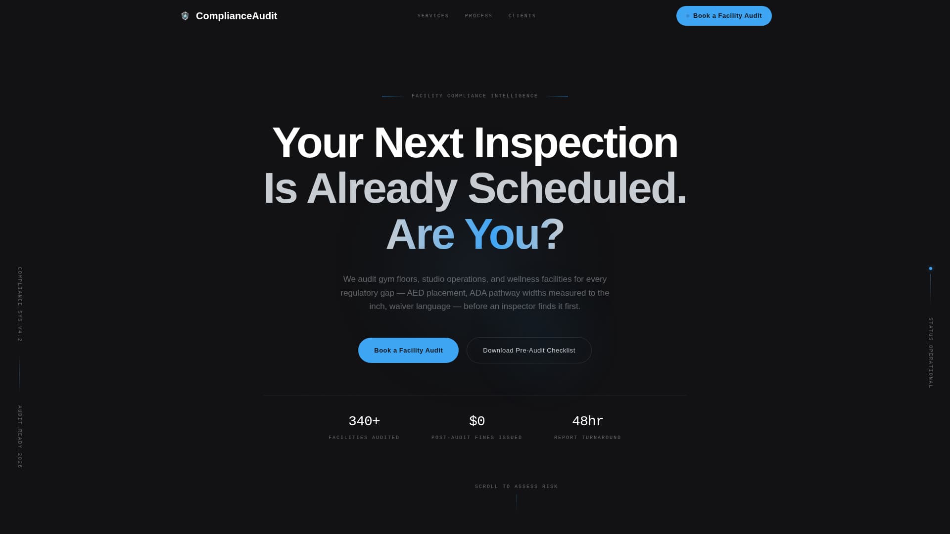 Fitness Consulting Booking Website Template