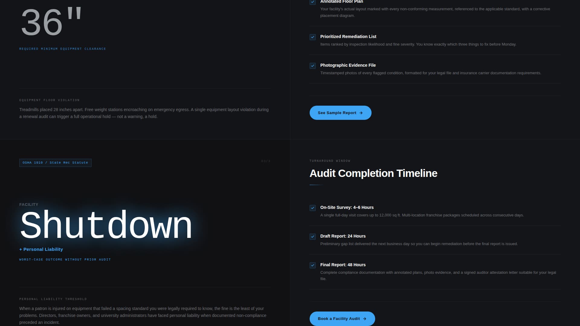 Fitness Consulting Booking Website Template