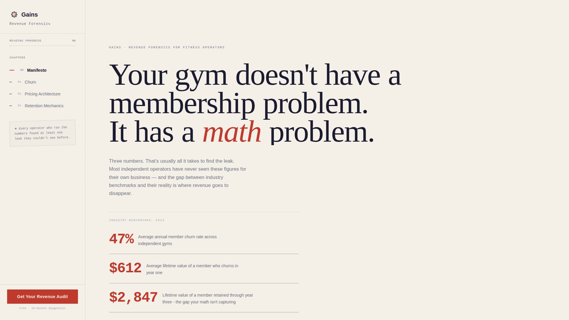 Fitness Consulting Pricing Website Template
