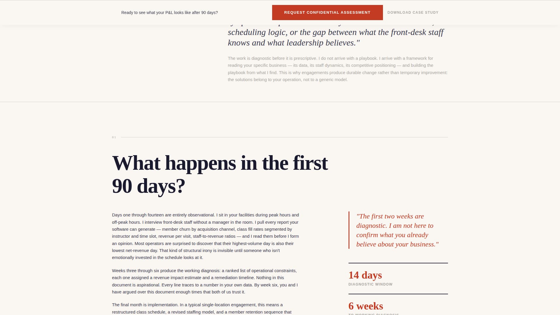 Fitness Consulting FAQ Website Template