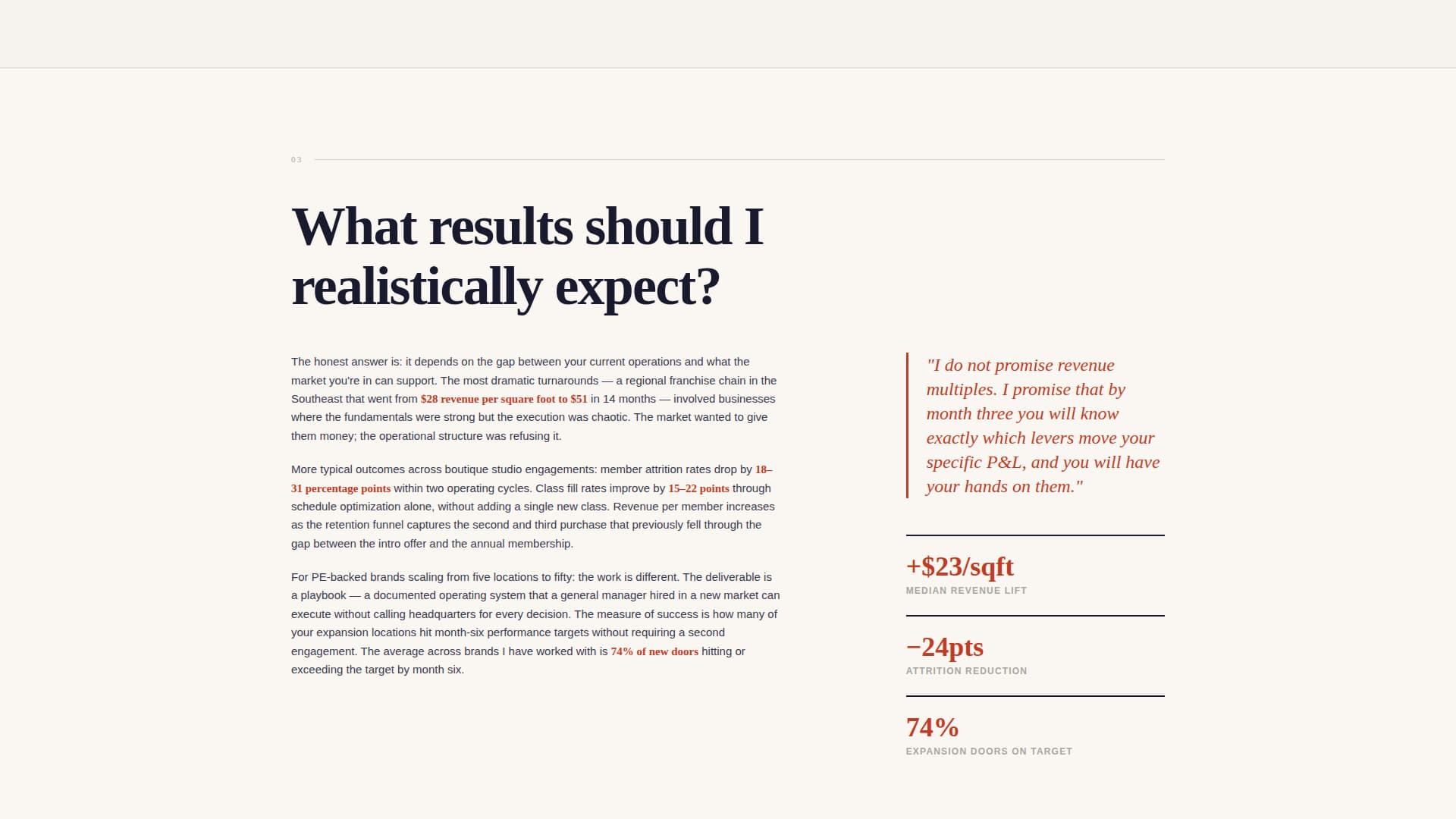 Fitness Consulting FAQ Website Template