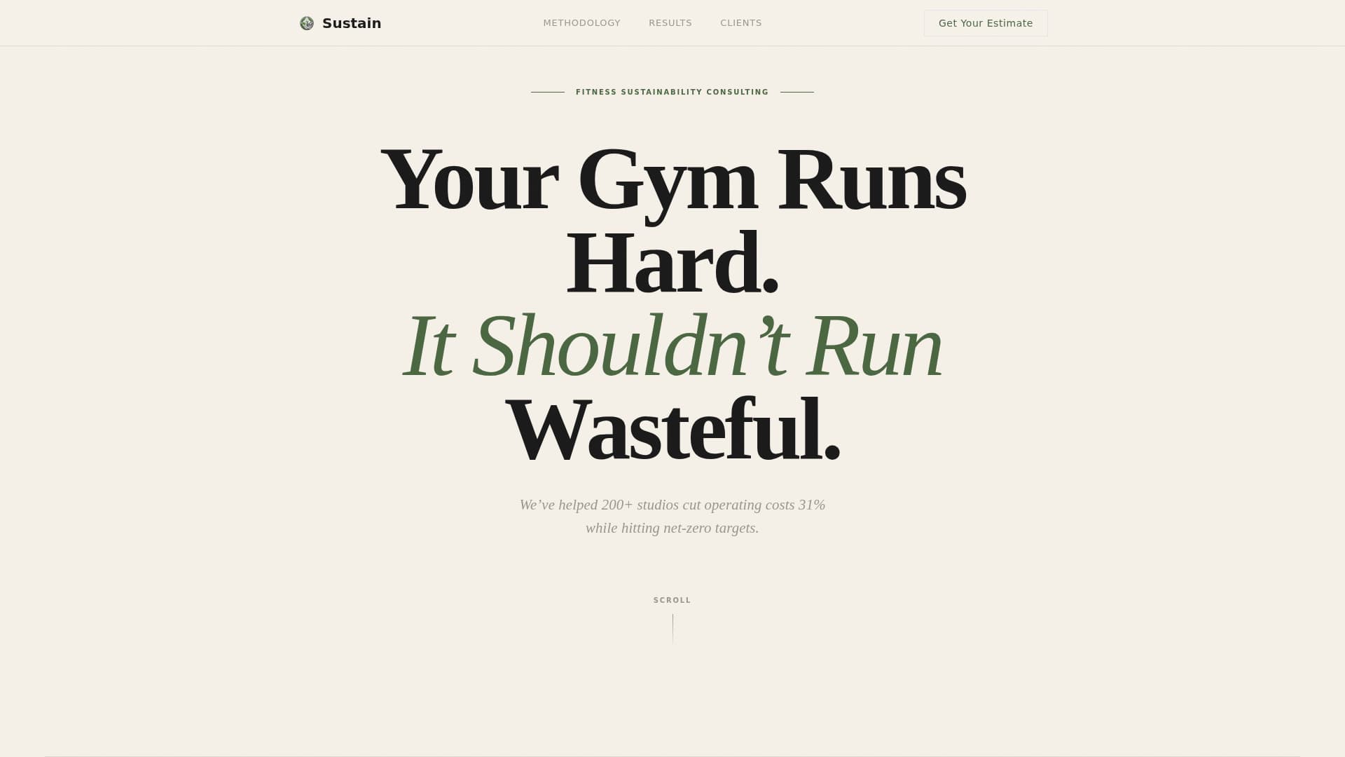 Fitness Consulting Reviews Website Template