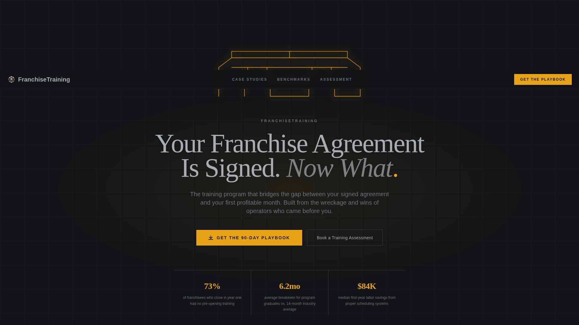 Franchise Consulting Portfolio Website Template