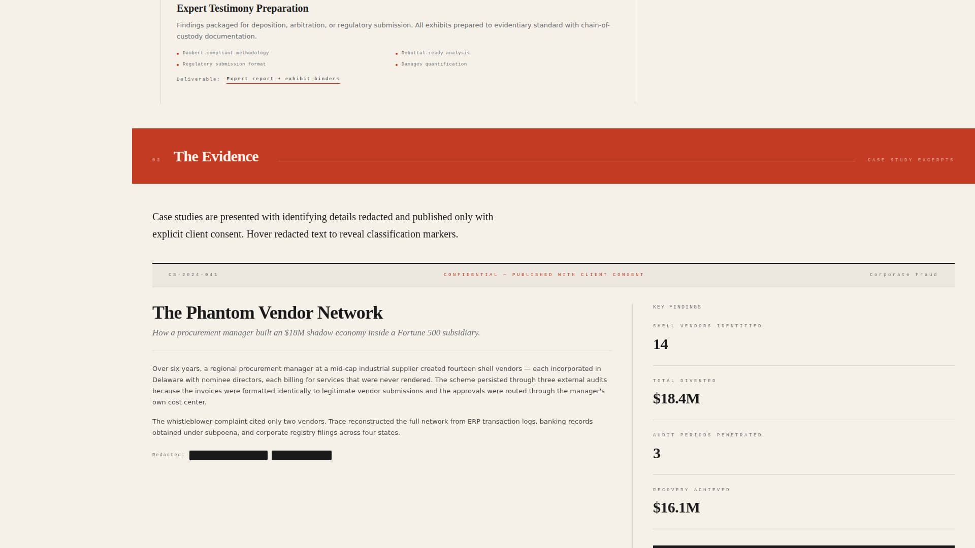 Private Investigation Booking Website Template