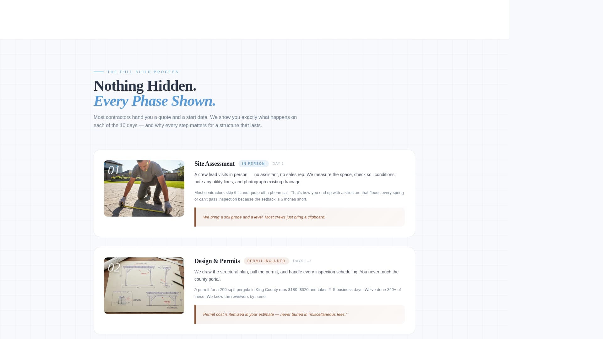 Gazebo & Pergola Builder Business Education Website Template
