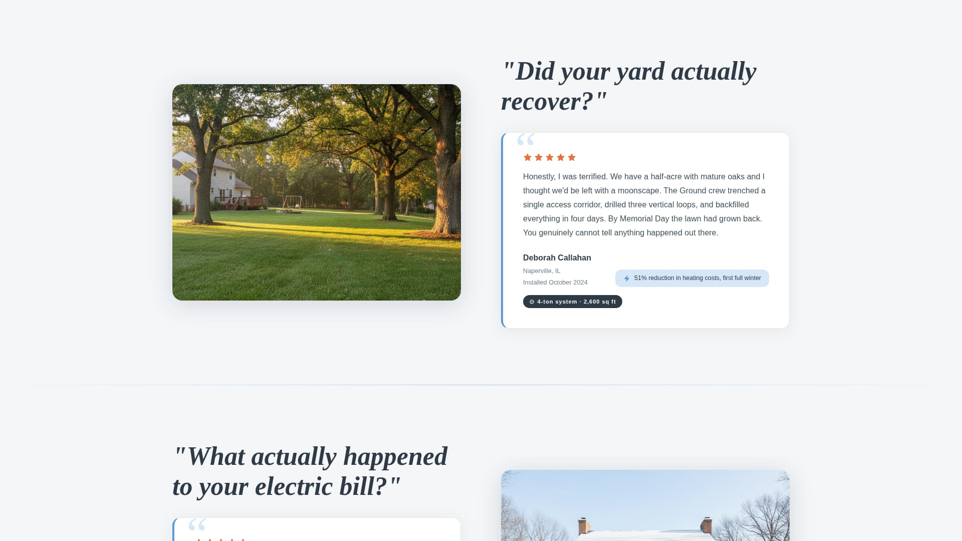Geothermal - Trusted Installer Landing Page Template